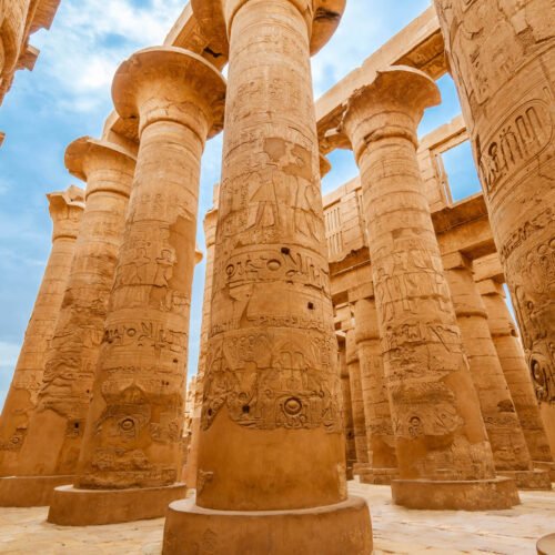 Karnak Temple during a Cairo and Nile cruise package